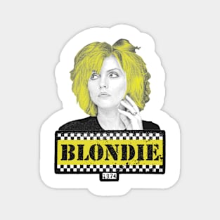 Vintage BLONDIE 1974 YELLOW Magnet