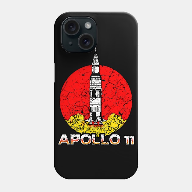 Saturn V Rocket Phone Case by Mila46