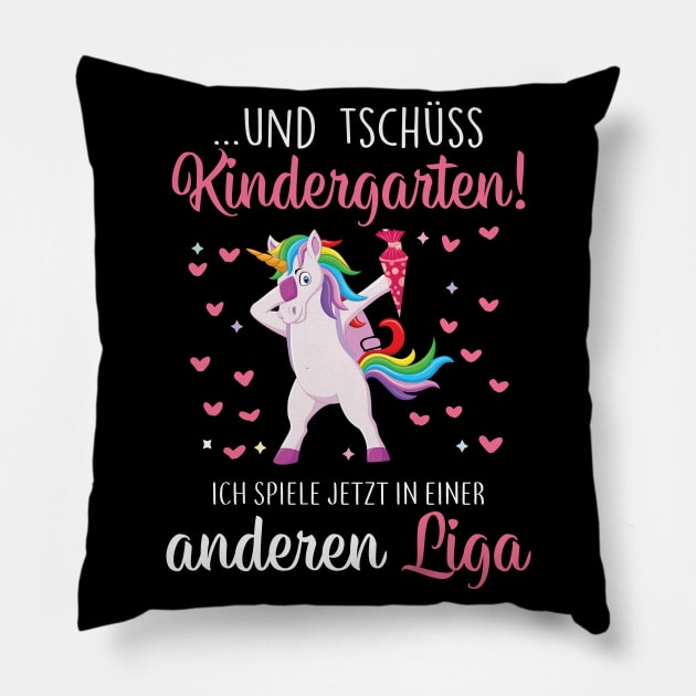 Einhorn Einschulung Pillow by Lin-Eve