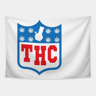 THC Football Logo Tapestry