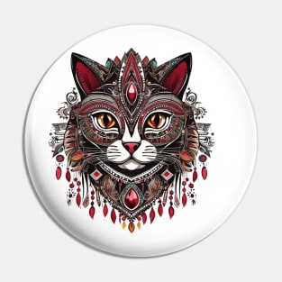 Regal Feline Aura Pin