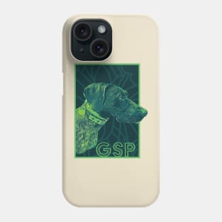 The Green Pup - German Shorthaired Pointer Phone Case