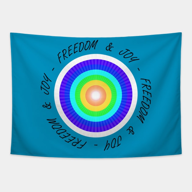 FREEDOM & JOY Tapestry by ShineYourLight