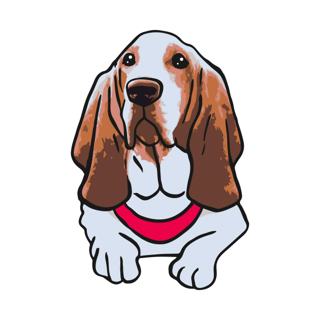 Basset Hound Dog by PetinHeart