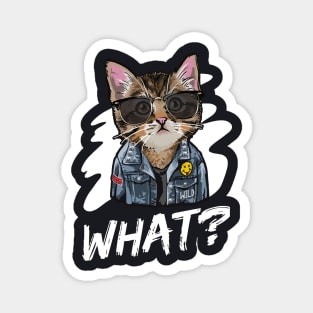 Punk Rock Kitty Magnet