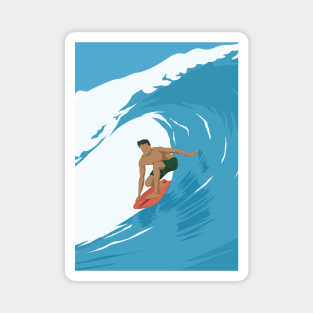 surf is my life waves poster Magnet