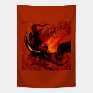 burning flame Tapestry