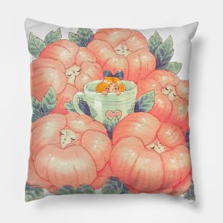 Alice in the Wonderland white roses Pillow