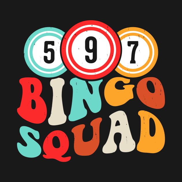 Bingo Squad T shirt For Women by Xamgi