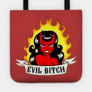 Evil Bitch (Colour) Tote