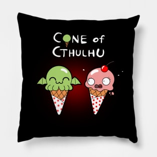 Funny Cute Cthulhu Kawaii Ice Cream Cartoon Pillow