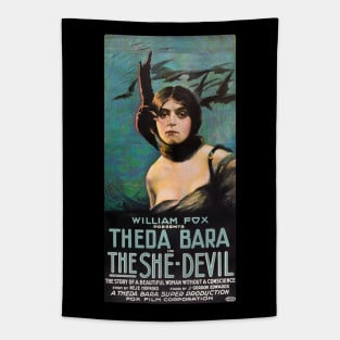 Theda Bara - She-Devil Tapestry