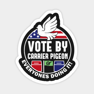 Vote By Mail Carrier Pigeon Magnet