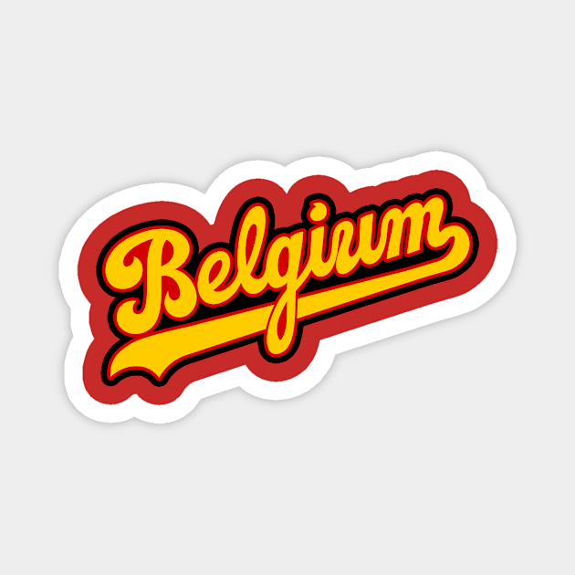 Belgium Magnet by lounesartdessin