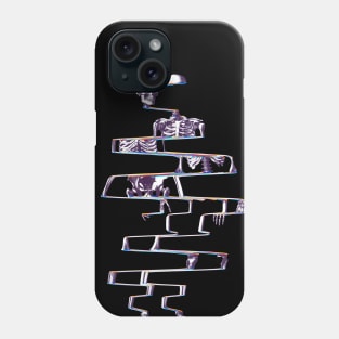 Glitch Skeleton Phone Case