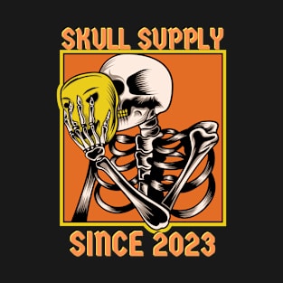 Skull supply, skills, skull funny 2023 T-Shirt