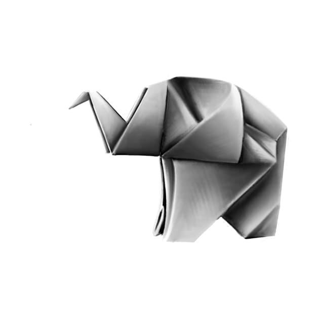 Origami Elephant by AStu