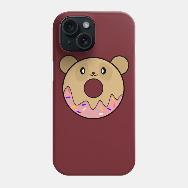 Donut Bear T-Shirt Phone Case by happinessinatee