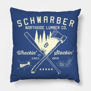 Schwarber North Side Lumber Co_Cream Pillow