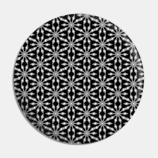 Black and white seamless pattern Pin