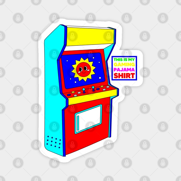 This This Is My Gaming Pajama Shirt 2. Retro Magnet by Megadorim