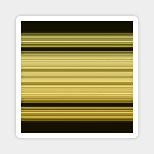 Abstract gold stripes on black Magnet