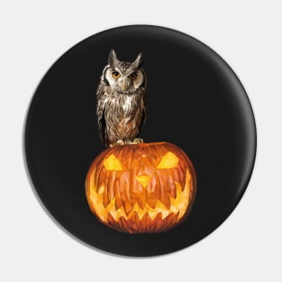 Halloween Owl Pin