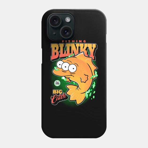 Fishing Blinky Phone Case by Cromanart