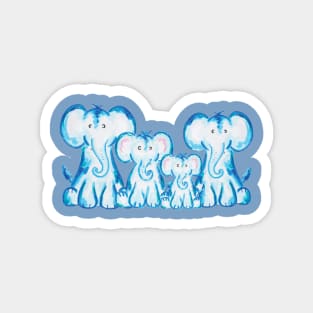 Elephant family Magnet