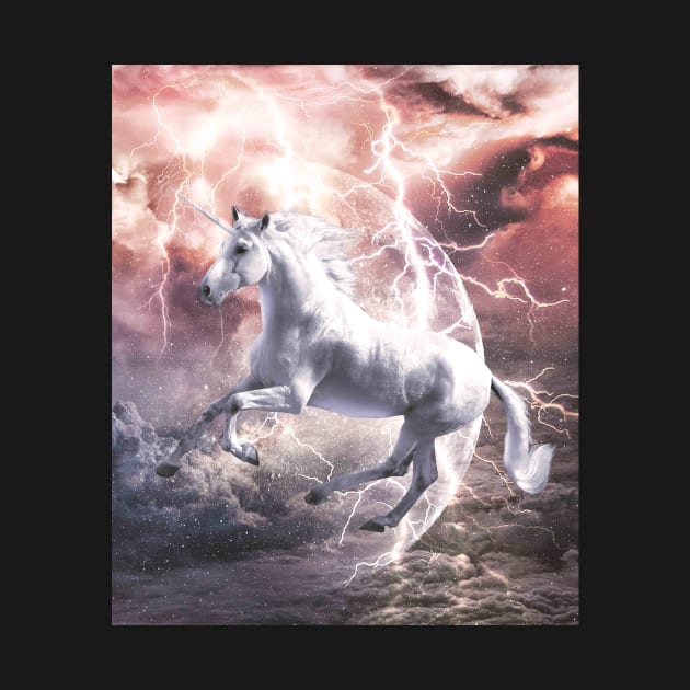 Epic Lightning Unicorn by Random Galaxy