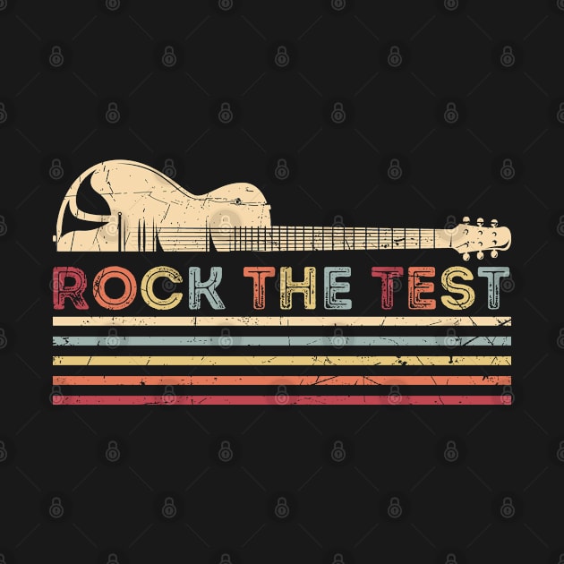 Rock The Test Guitar Teacher Test Day Testing Day by GreenCraft