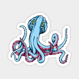 Blue Octopus Magnet