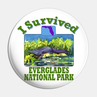 I Survived Everglades National Park, Florida Pin