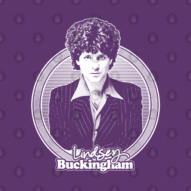 Disover Lindsey Buckingham // Retro Style Fan Design - Lindsey Buckingham - T-Shirt