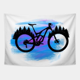 Enduro Mountain Bike Tapestry