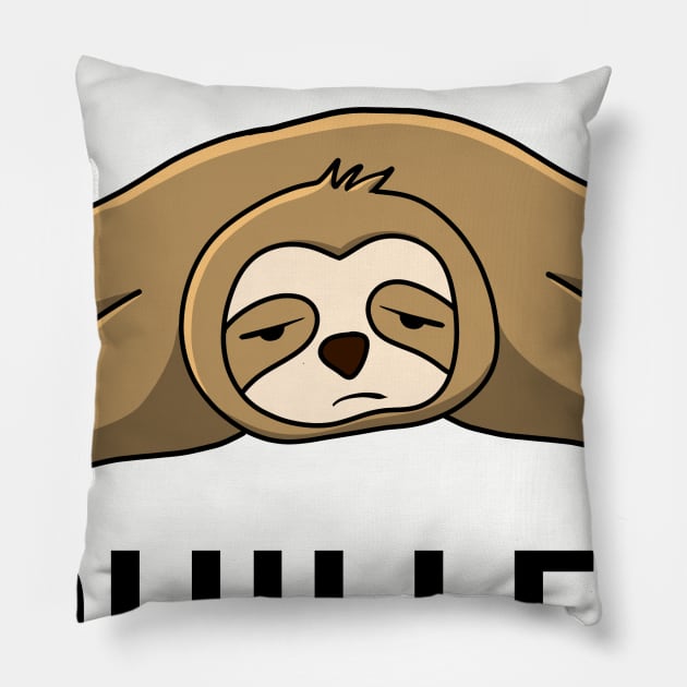 NATURAL BORN,CHILLER Pillow by busines_night