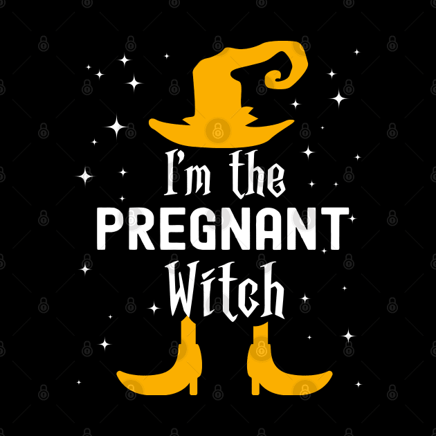 I'm The Pregnant Witch Matching Halloween couple Costume Family Friends Group by VDK Merch