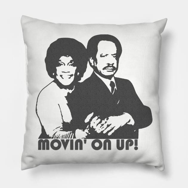 Movin' On Up! Pillow by Randyz