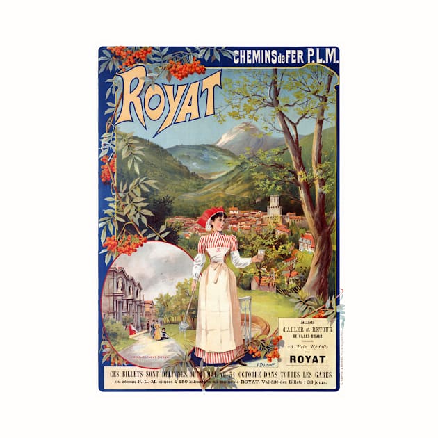 Royat France Vintage Poster 1896 by vintagetreasure