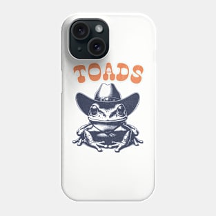 Toads Western Rodeo Toad Phone Case