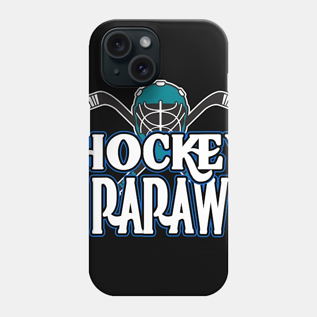 Hockey Dad Kids Hockey Father League Championship T Shirt - PAPAW Phone Case by finchandrewf