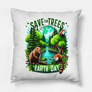 Arbor Anthem Earth Day Tee Pillow