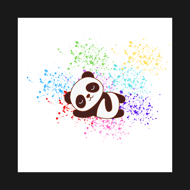 Sleeping Panda Bear by PedaDesign