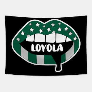 Loyola Lips Tapestry