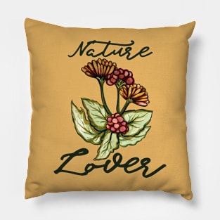 Nature Lover Wildflowers Pillow