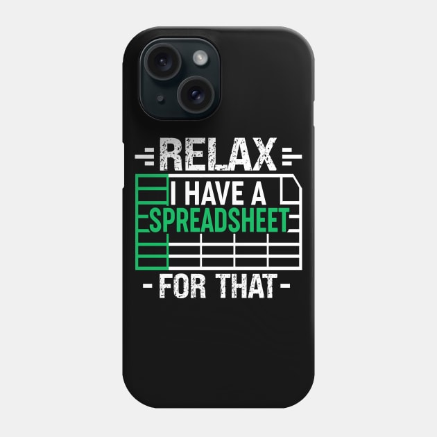 Spreadsheet Phone Case by frankjoe