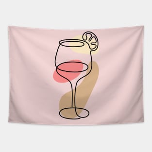 wine glass Tapestry