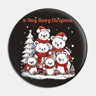 a very beary christmas Pin