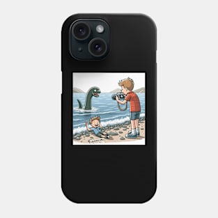 Loch Ness Monster Photo Bomb Phone Case