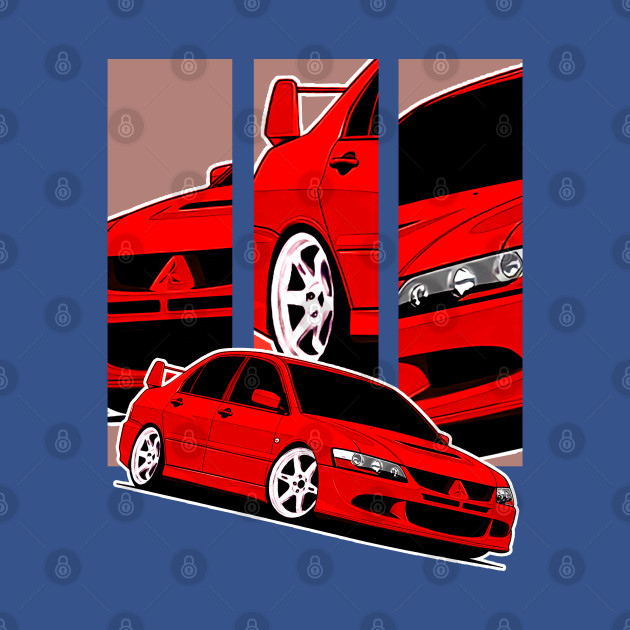 Disover Lancer Evolution VIII - Lancer Evolution - T-Shirt